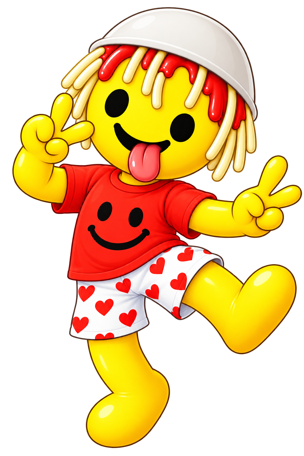 Timmy in einer albernen Pose